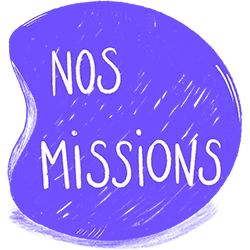 Bouton accès page association section nos missions