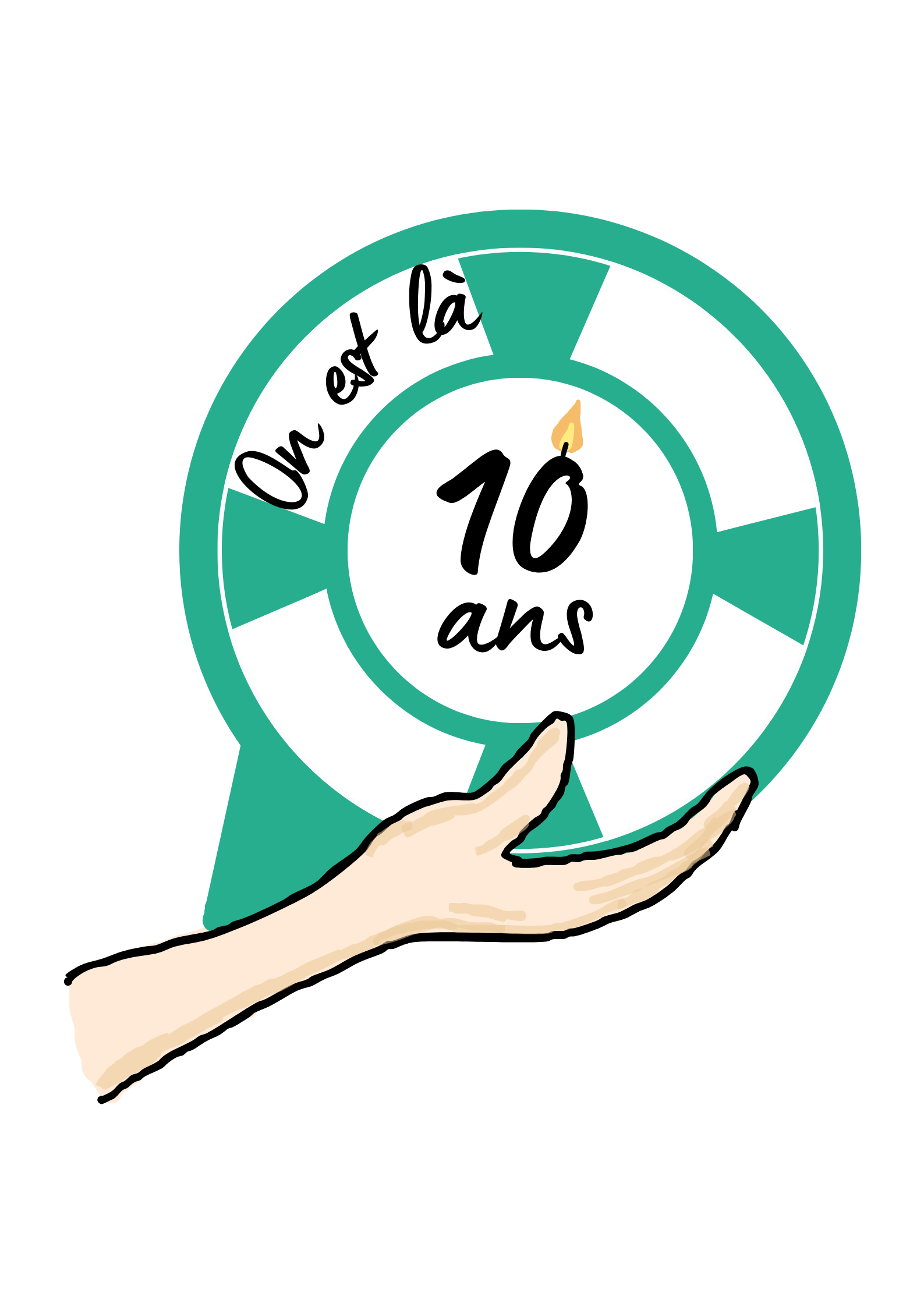 Logo anniversaire 10 ans